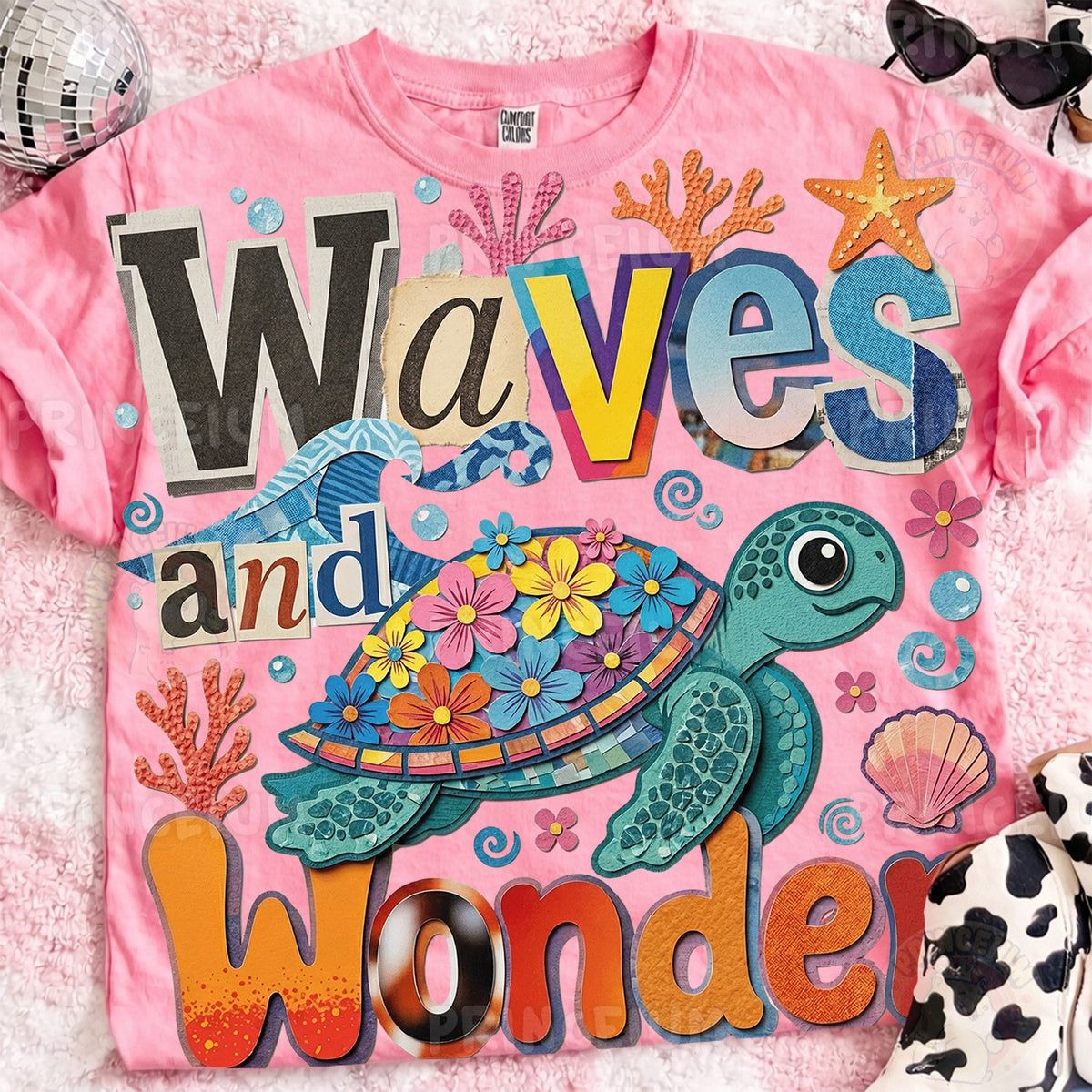 Waves and Wonder Sea Turtle