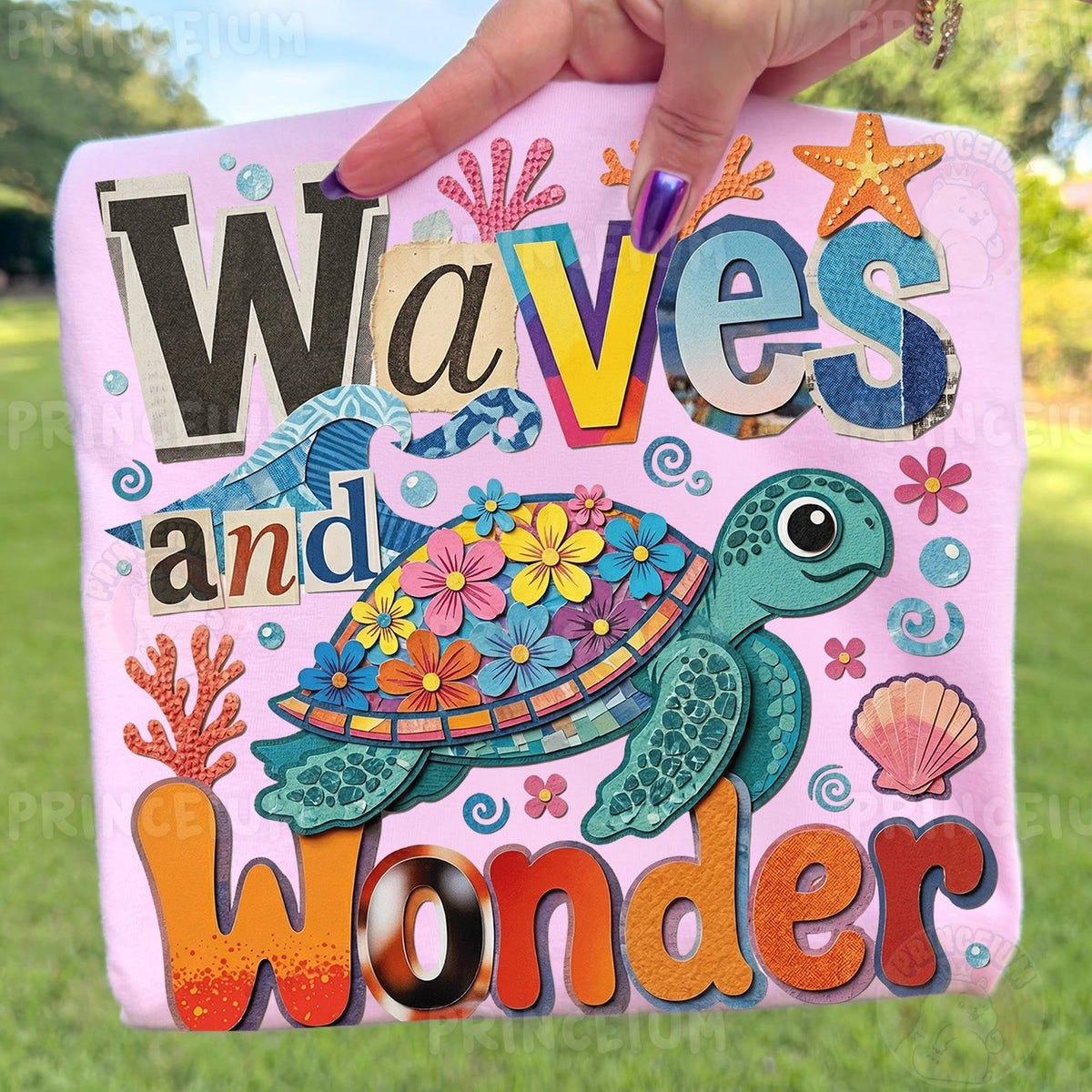 Waves and Wonder Sea Turtle