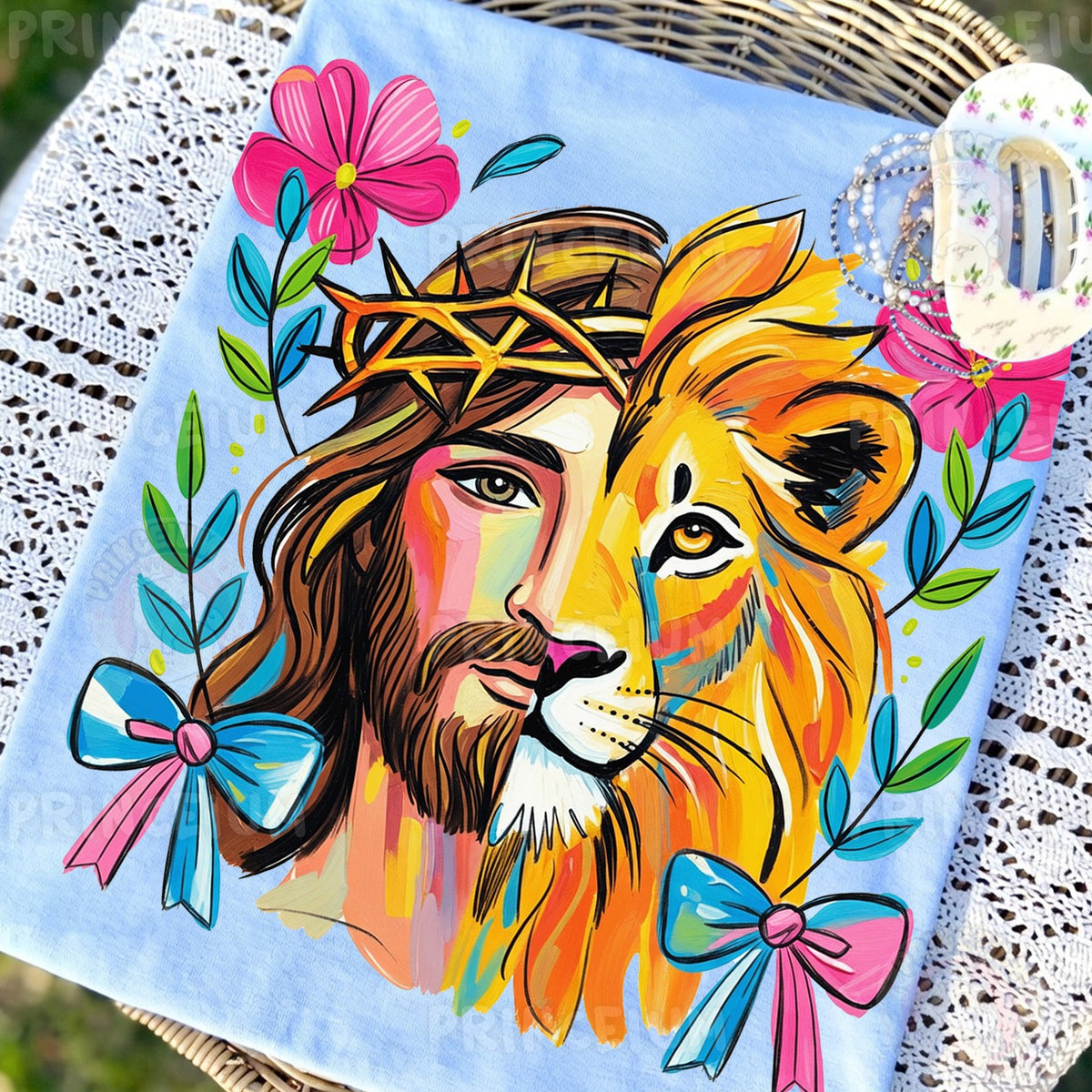 Lion of Judah Floral Art