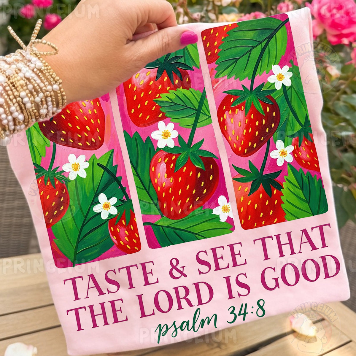 Taste & See Strawberry Psalm 34:8