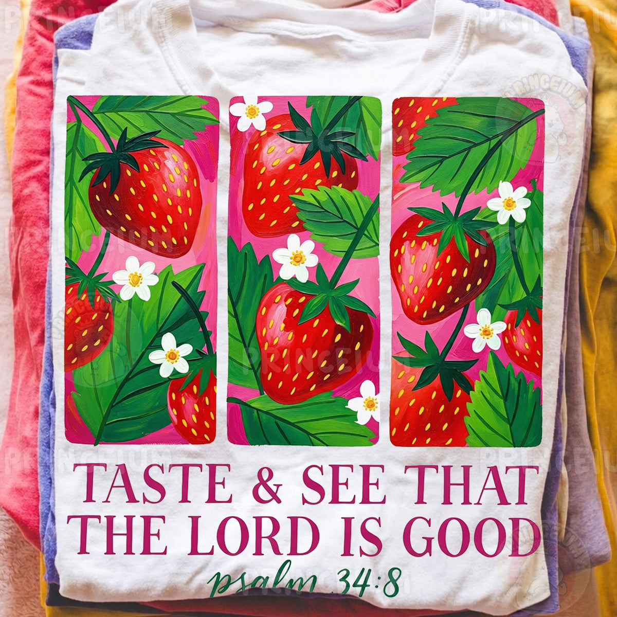 Taste & See Strawberry Psalm 34:8