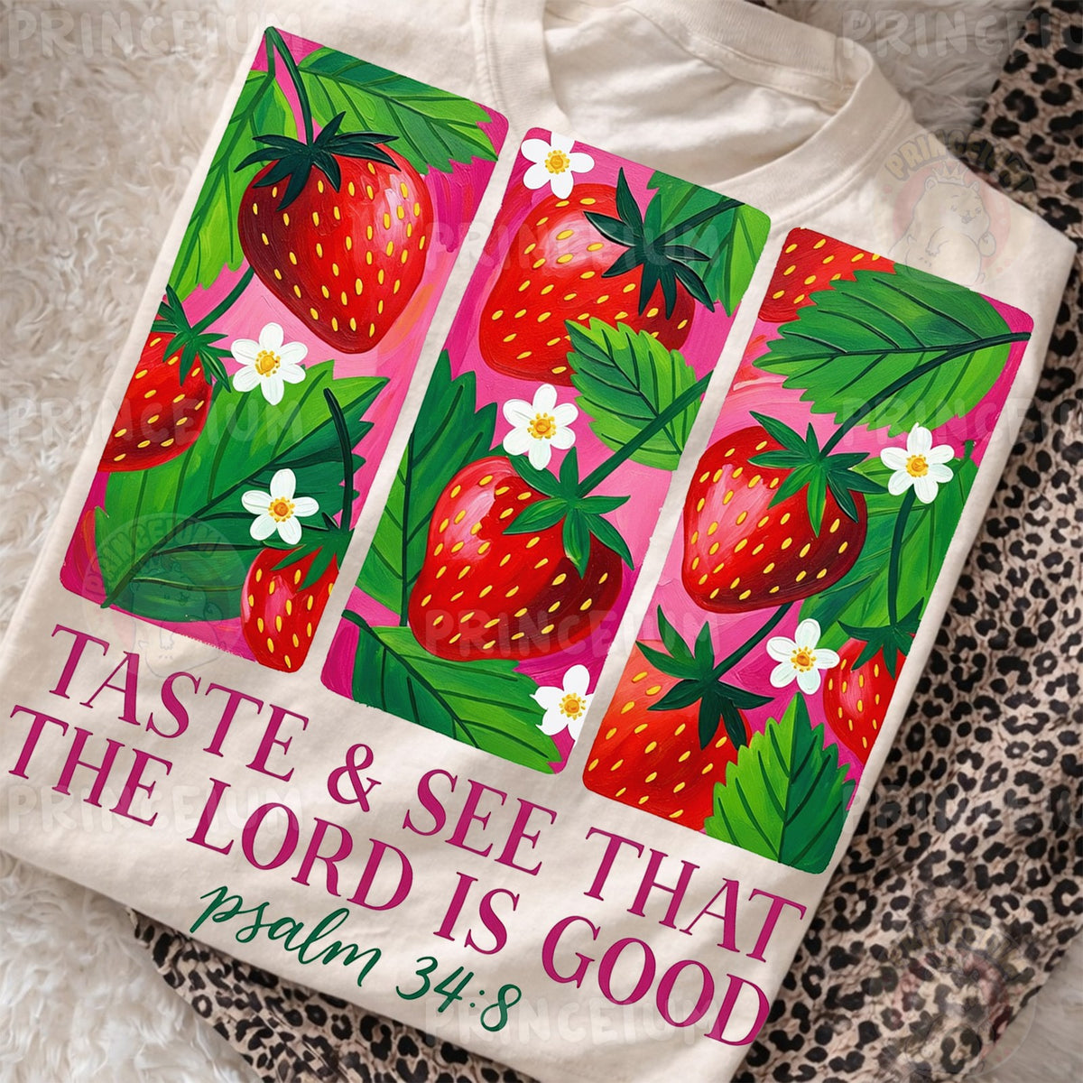 Taste & See Strawberry Psalm 34:8