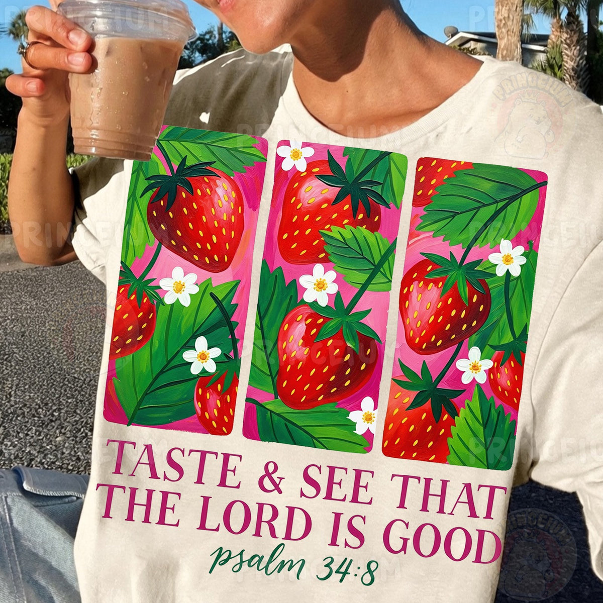 Taste & See Strawberry Psalm 34:8