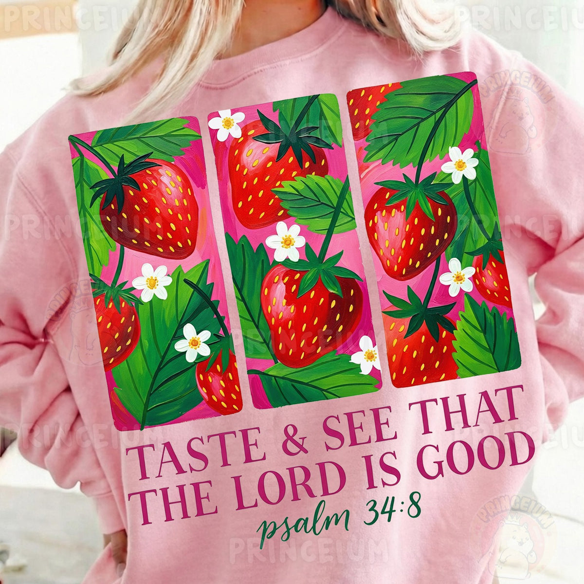 Taste & See Strawberry Psalm 34:8