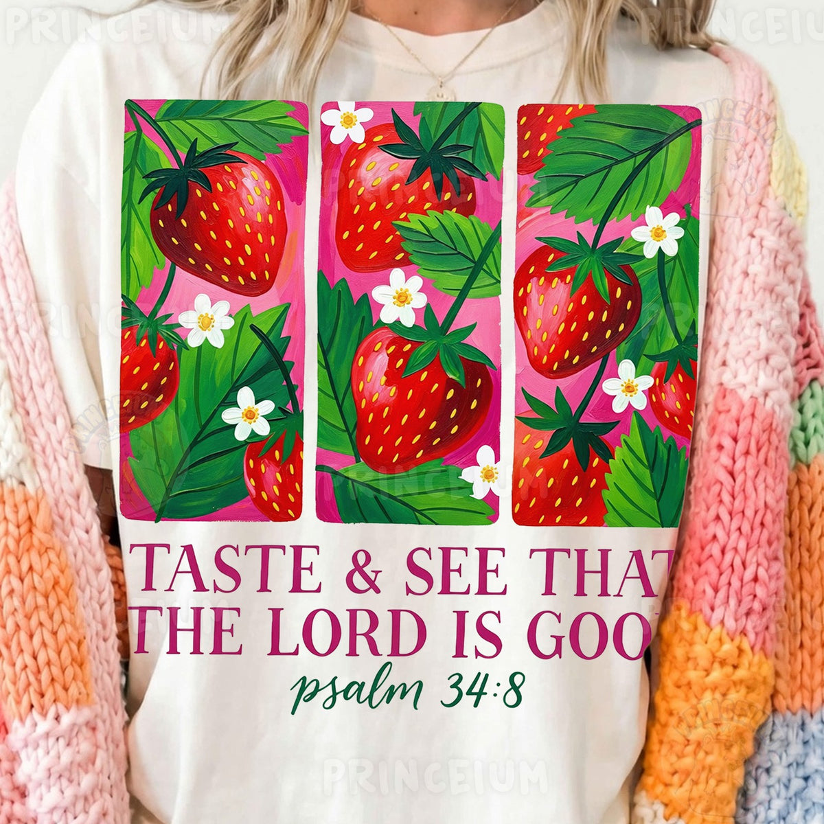 Taste & See Strawberry Psalm 34:8