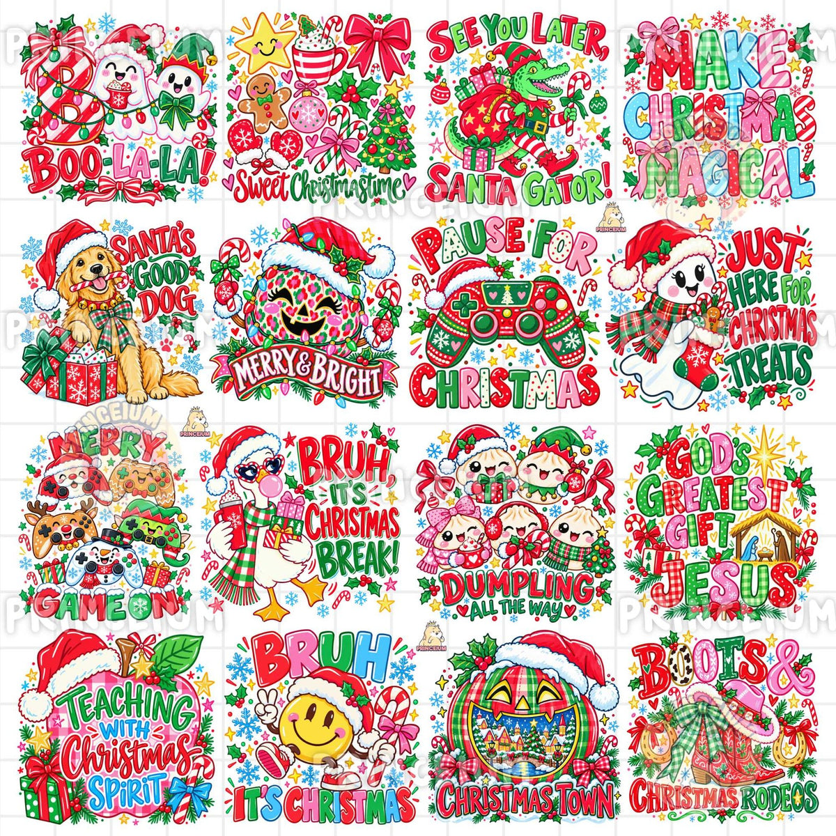 Santa Gator & Dumpling Christmas Bundle