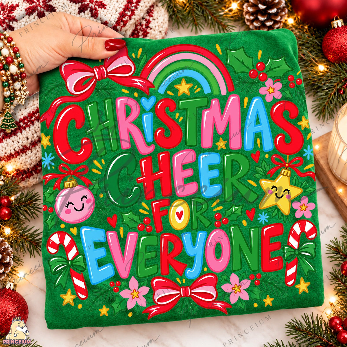 Christmas Cheer for Everyone Front and Back