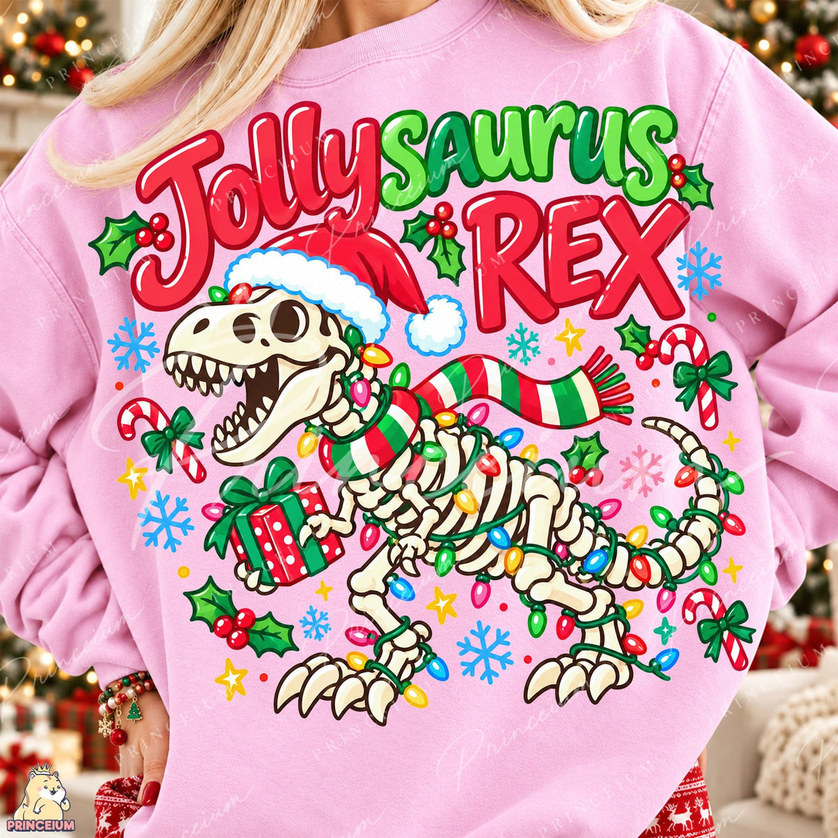 Jollysaurus Rex Christmas