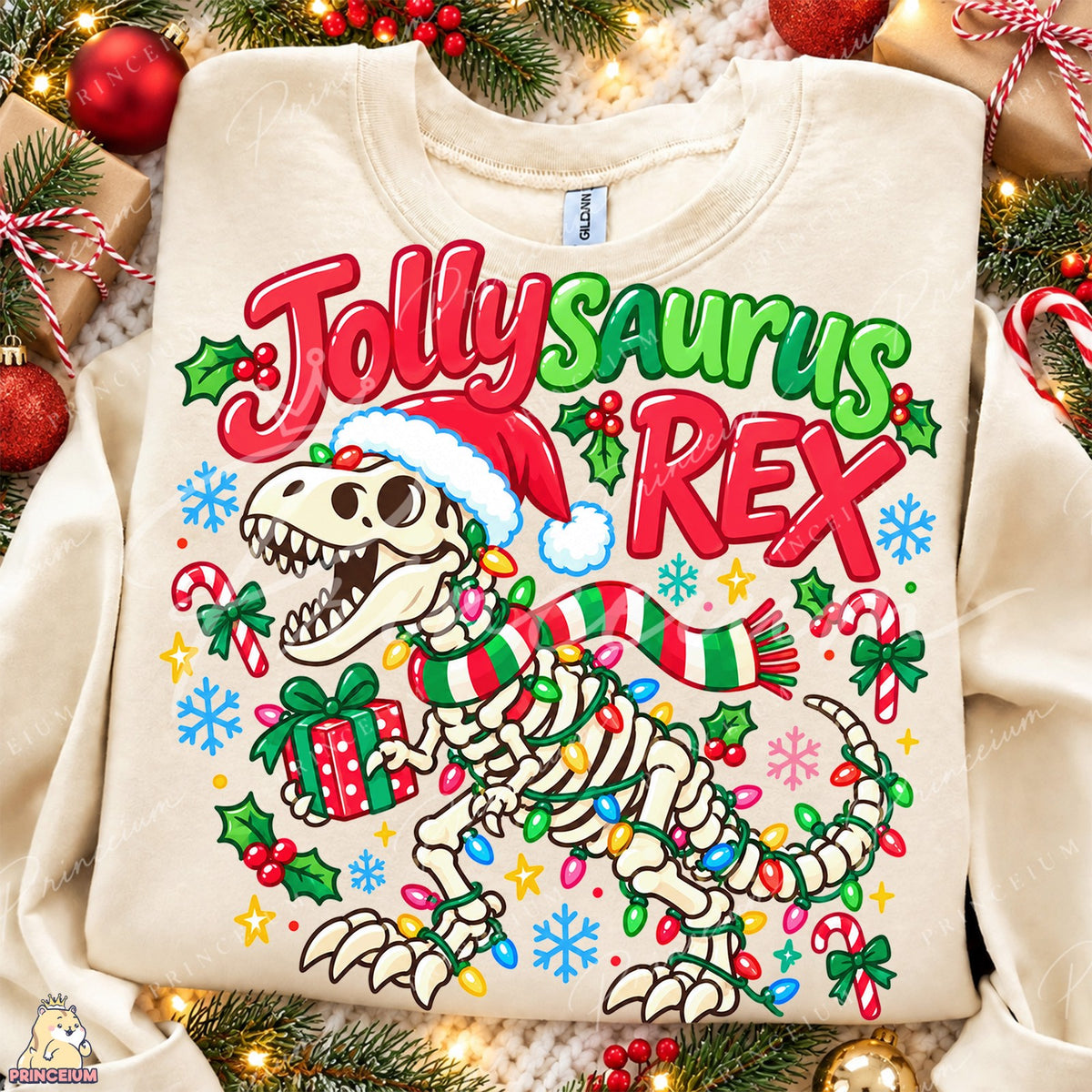 Jollysaurus Rex Christmas