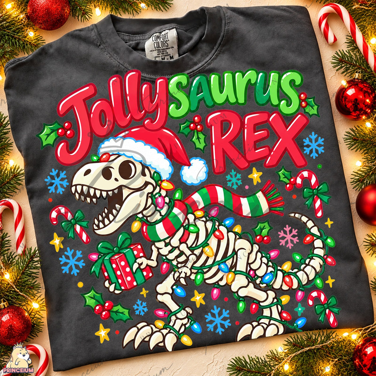 Jollysaurus Rex Christmas