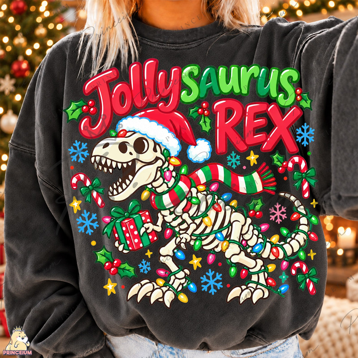 Jollysaurus Rex Christmas