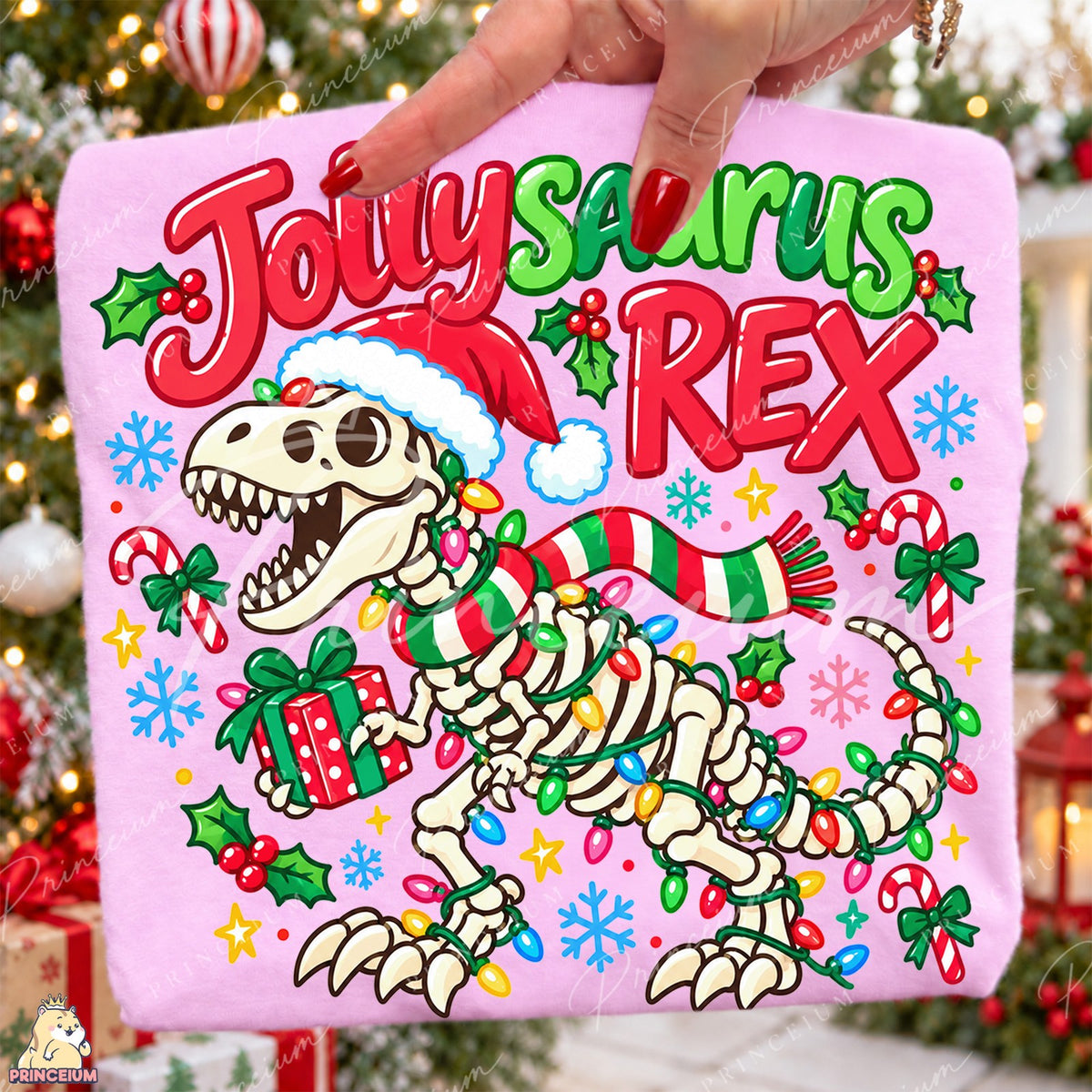 Jollysaurus Rex Christmas