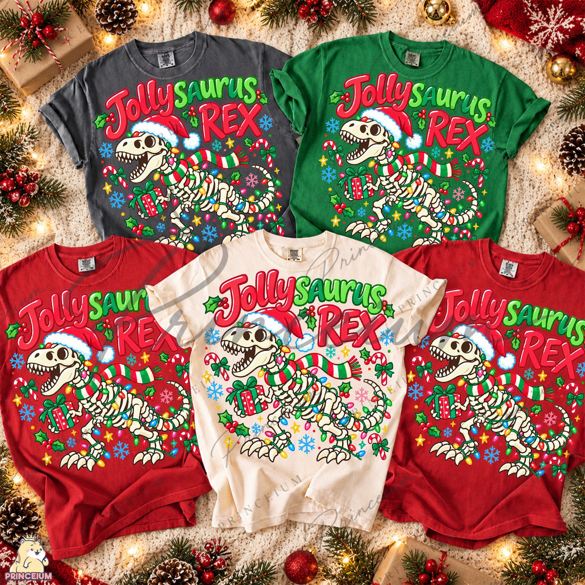 Jollysaurus Rex Christmas