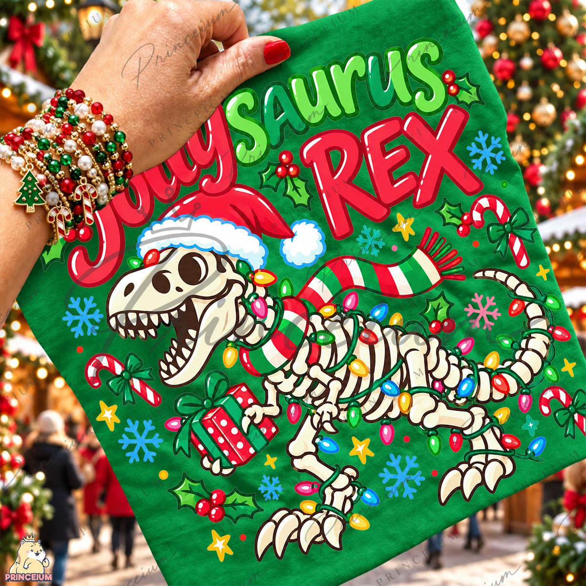 Jollysaurus Rex Christmas