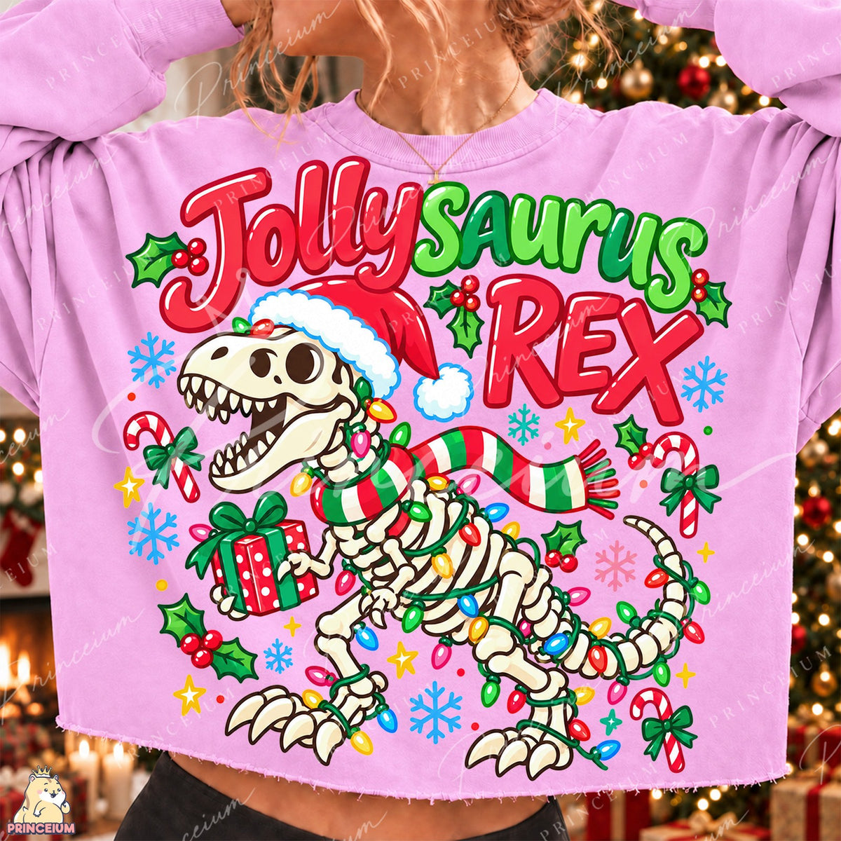 Jollysaurus Rex Christmas