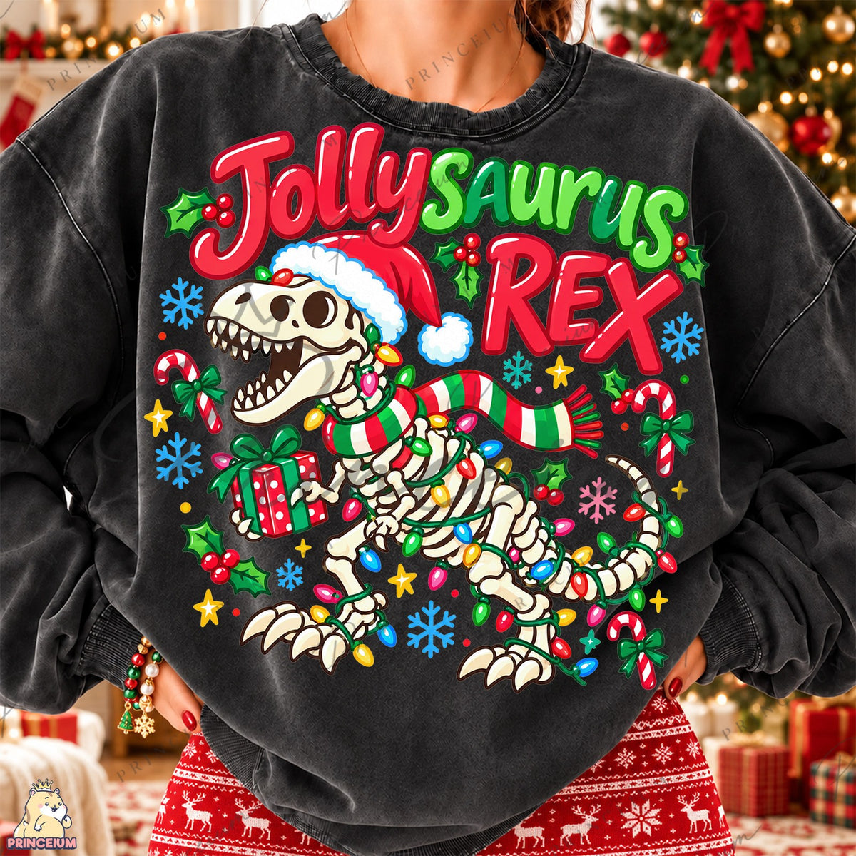 Jollysaurus Rex Christmas