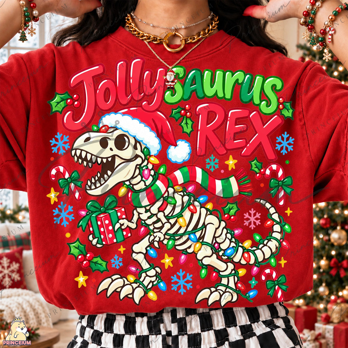 Jollysaurus Rex Christmas