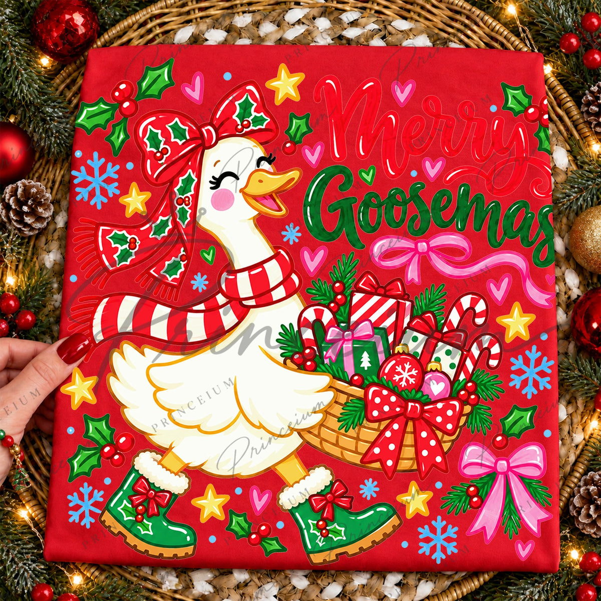 Merry Goosemas Holiday Goose