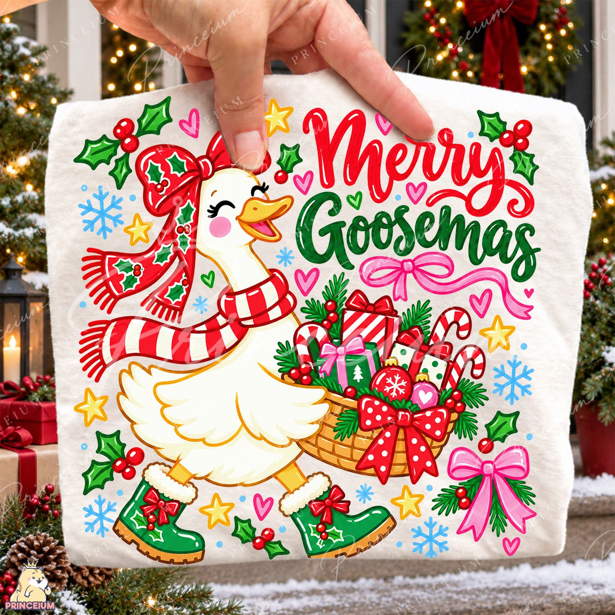 Merry Goosemas Holiday Goose