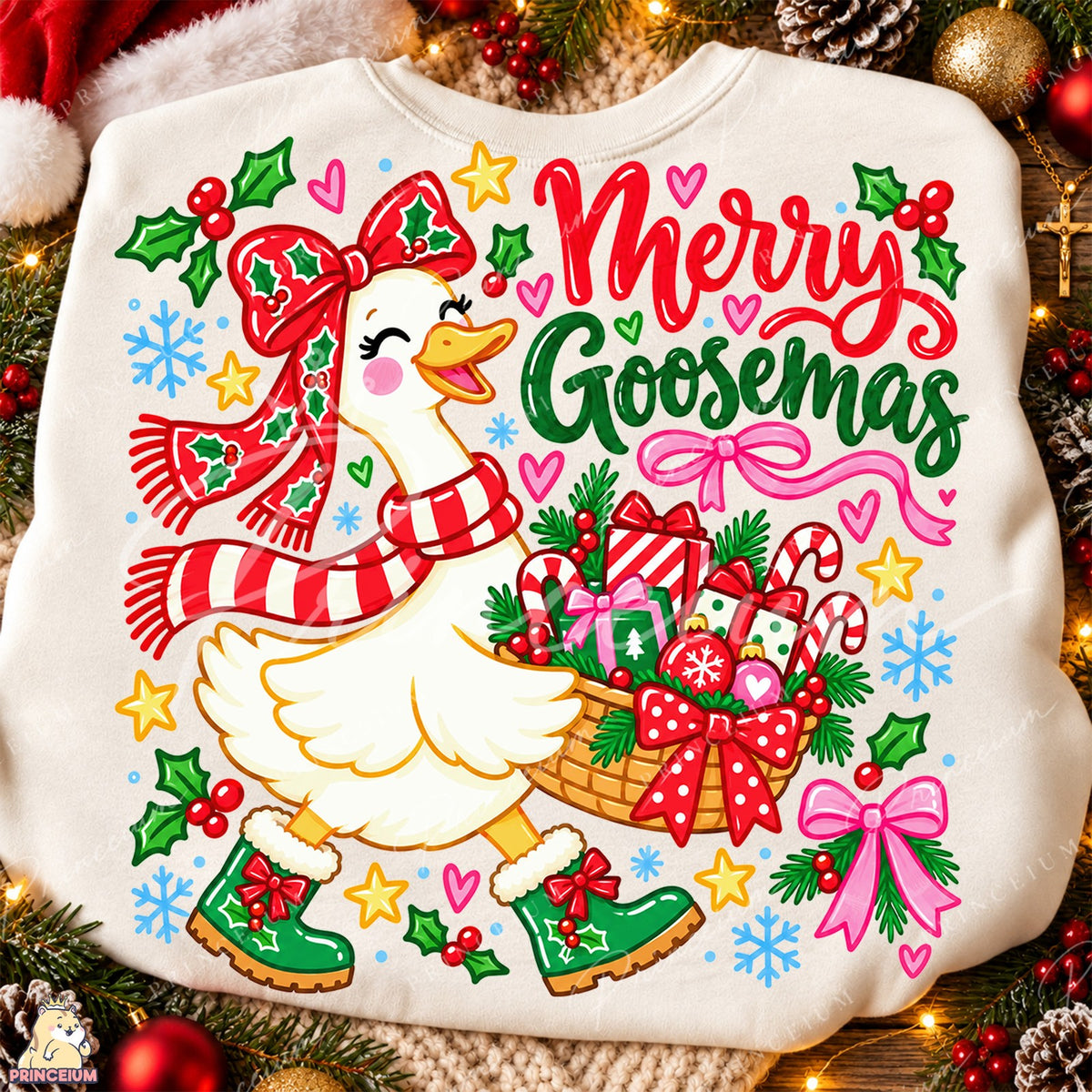 Merry Goosemas Holiday Goose