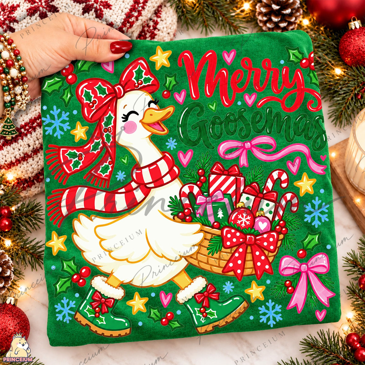 Merry Goosemas Holiday Goose