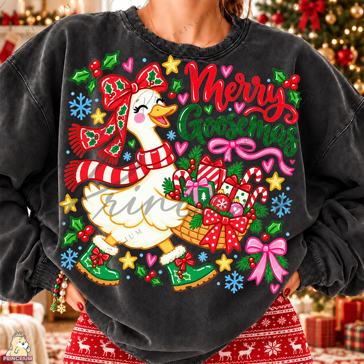 Merry Goosemas Holiday Goose
