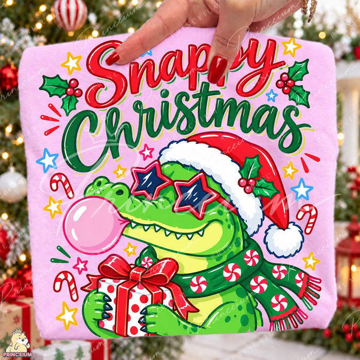 Snappy Christmas Alligator