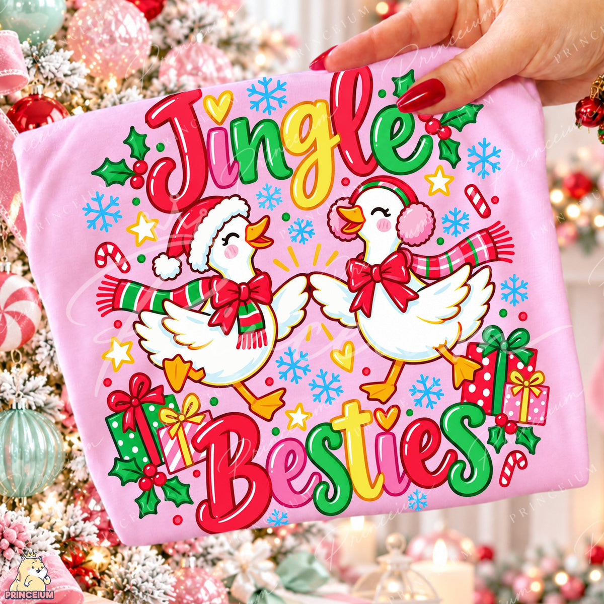 Jingle Besties Christmas Ducks