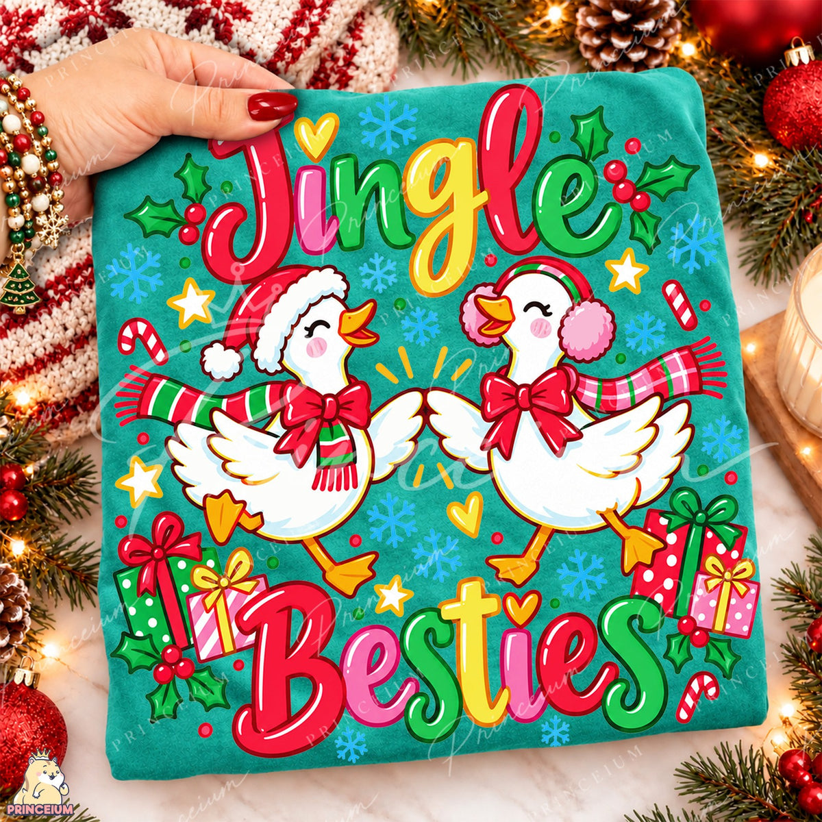 Jingle Besties Christmas Ducks