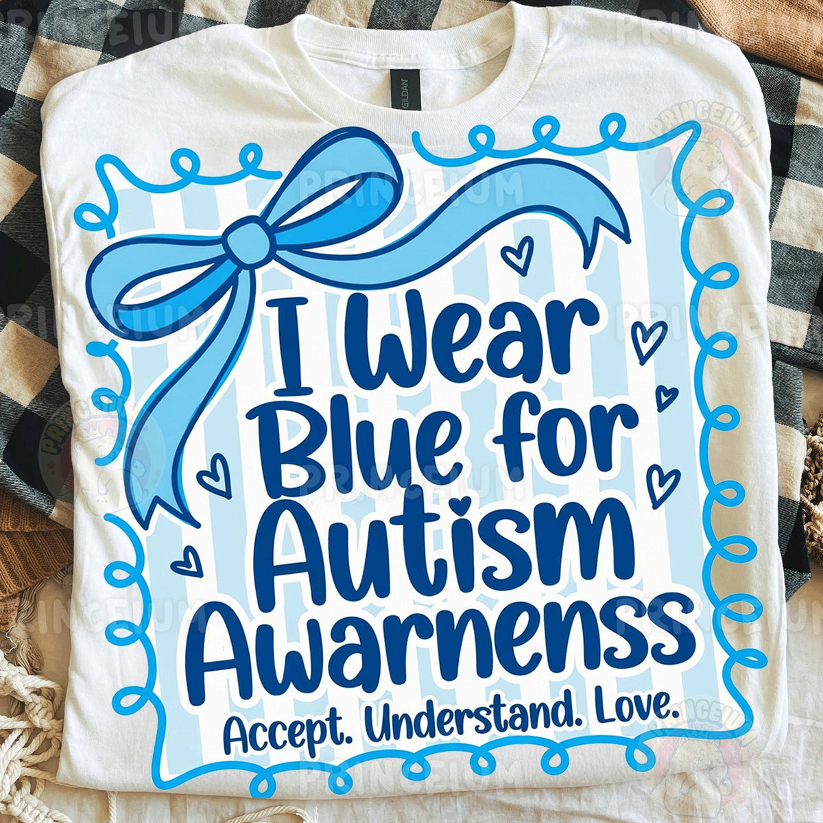 I Wear Blue for Autism Awareness