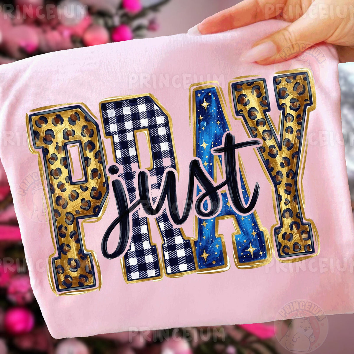 Just Pray Leopard & Plaid