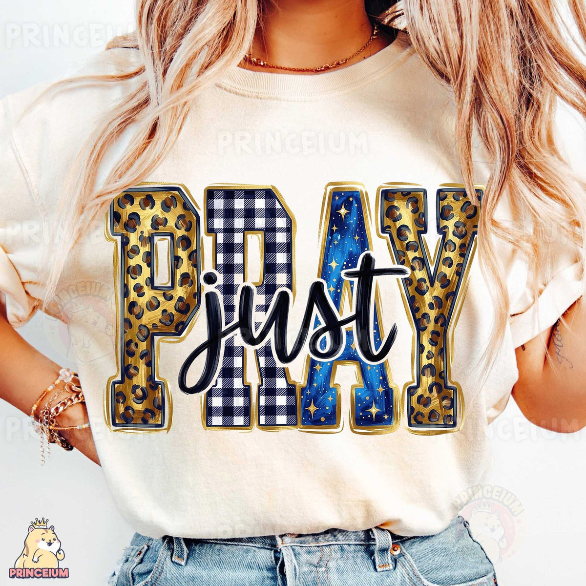Just Pray Leopard & Plaid