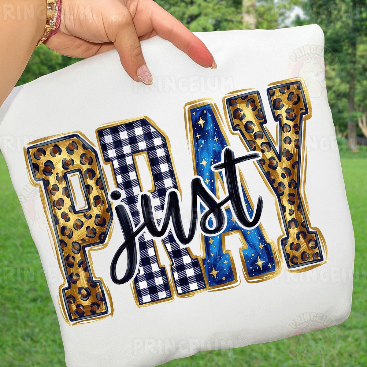 Just Pray Leopard & Plaid