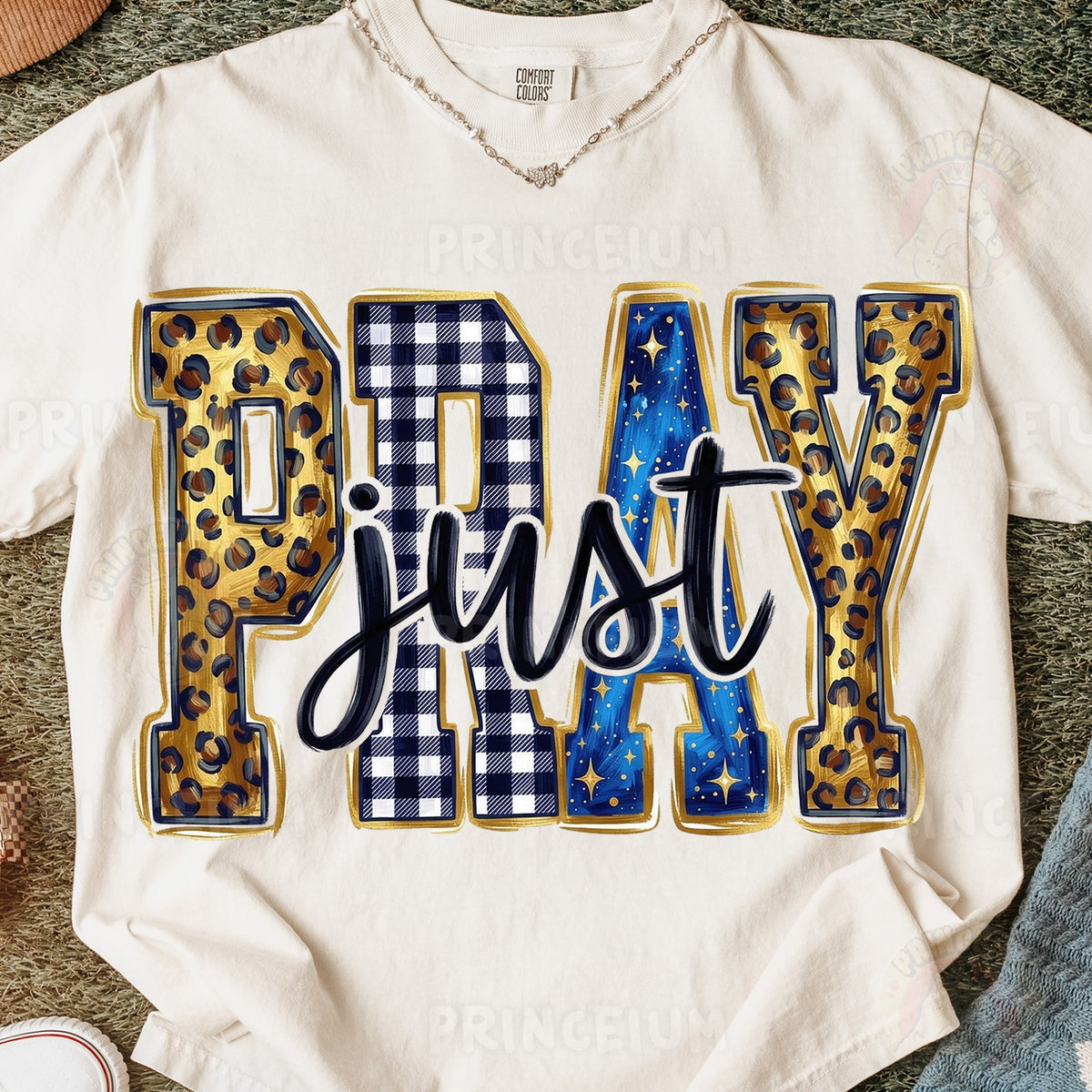 Just Pray Leopard & Plaid