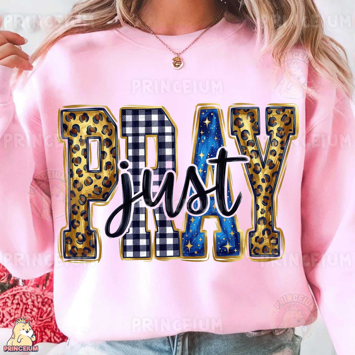 Just Pray Leopard & Plaid