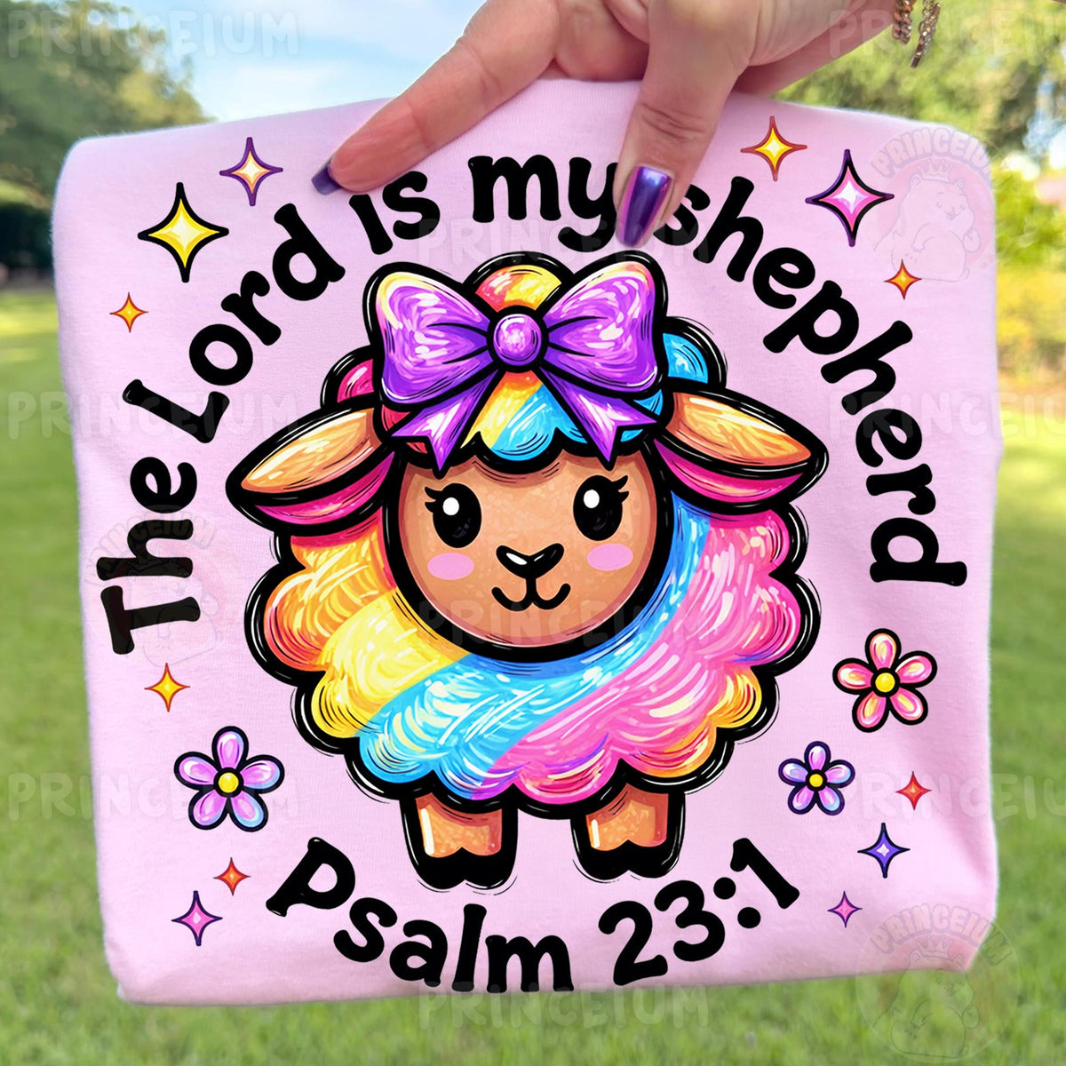 Rainbow Sheep Psalm 23:1