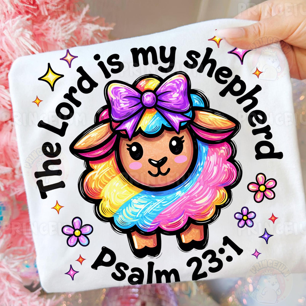 Rainbow Sheep Psalm 23:1