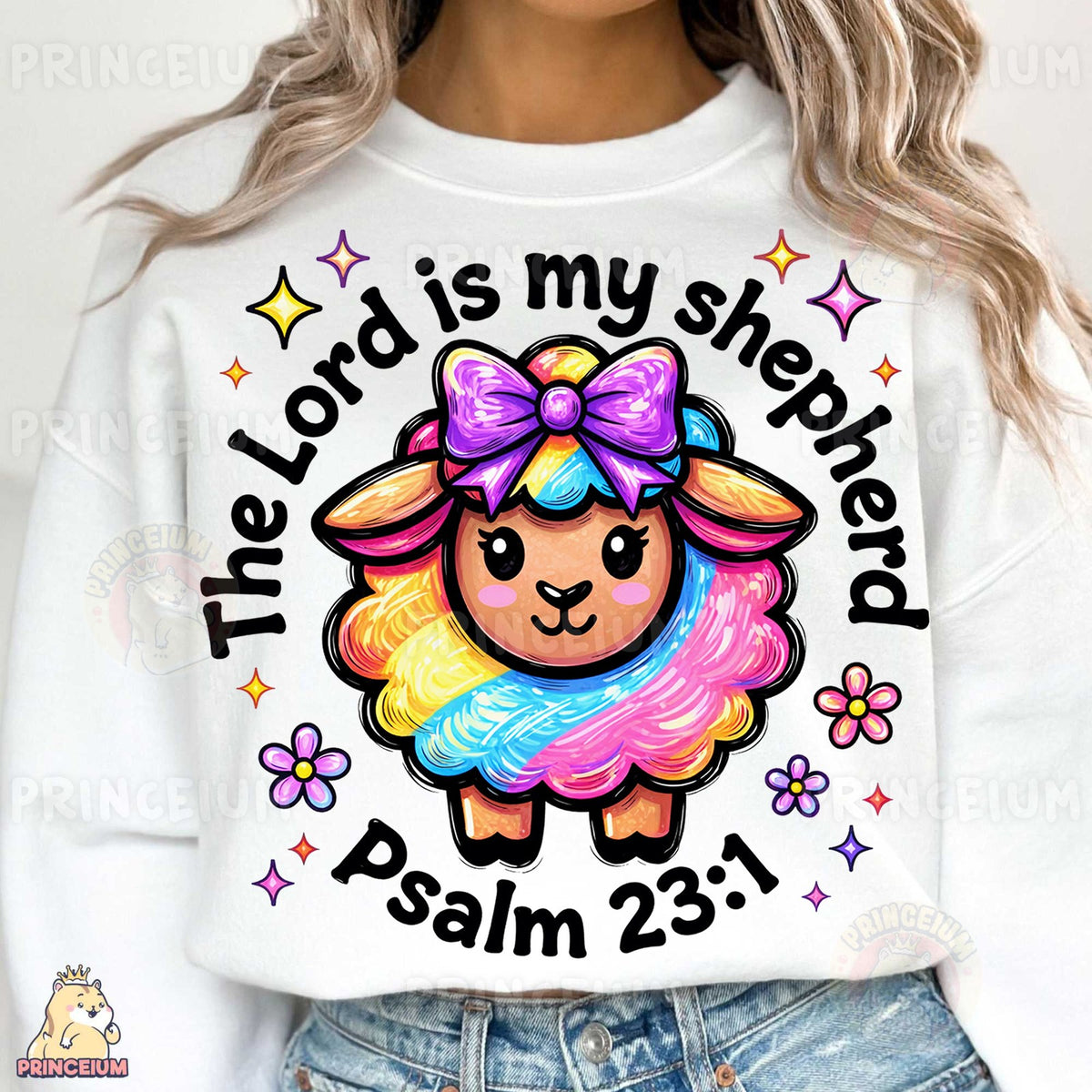 Rainbow Sheep Psalm 23:1