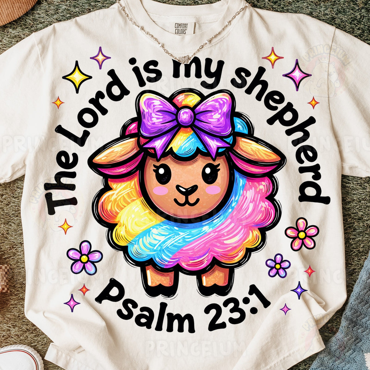 Rainbow Sheep Psalm 23:1