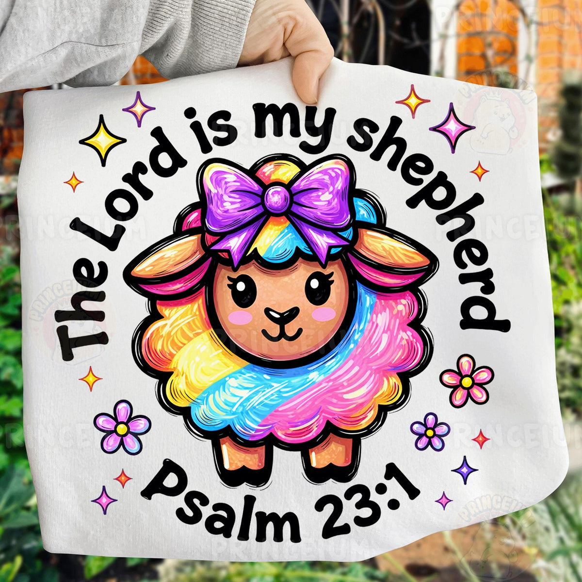 Rainbow Sheep Psalm 23:1