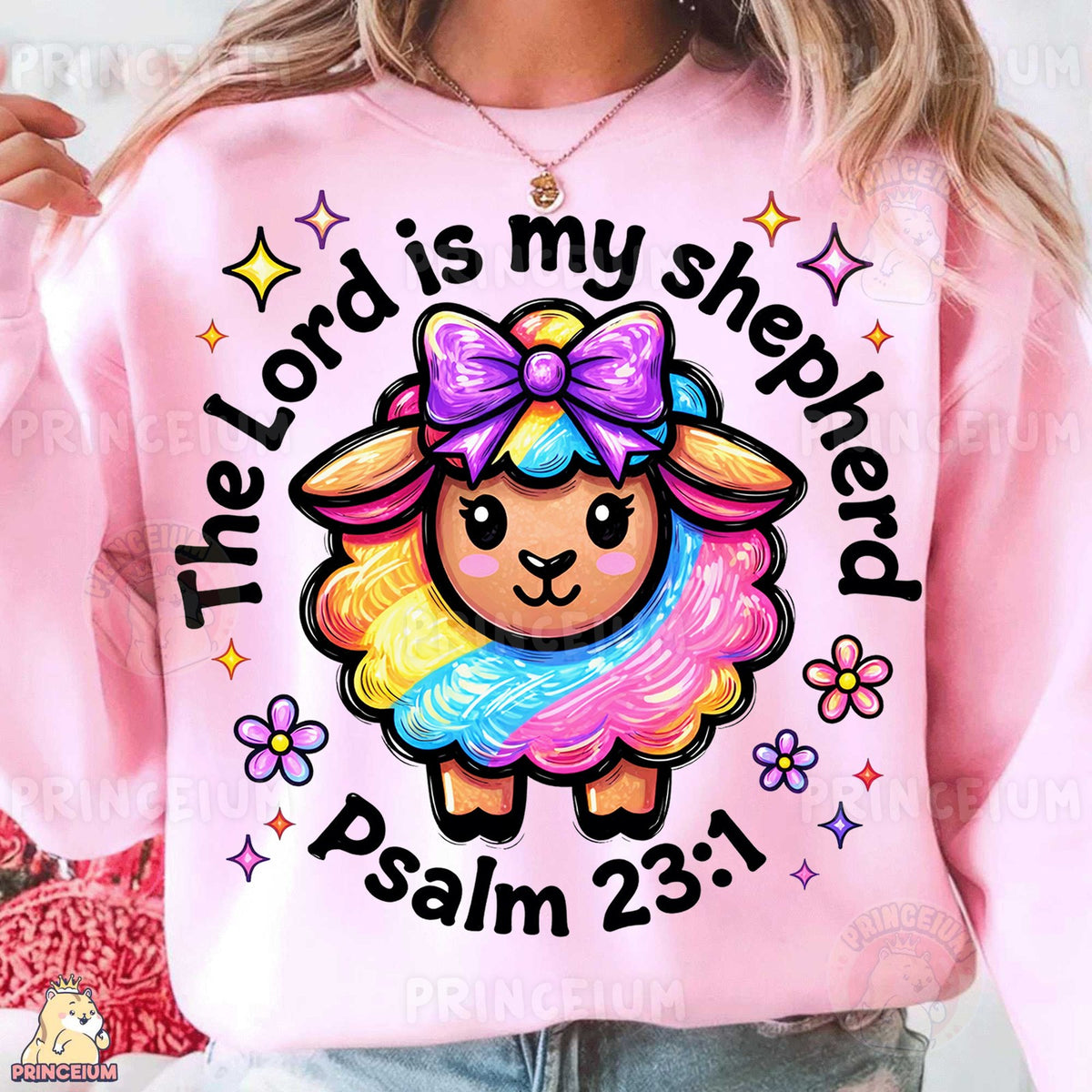 Rainbow Sheep Psalm 23:1