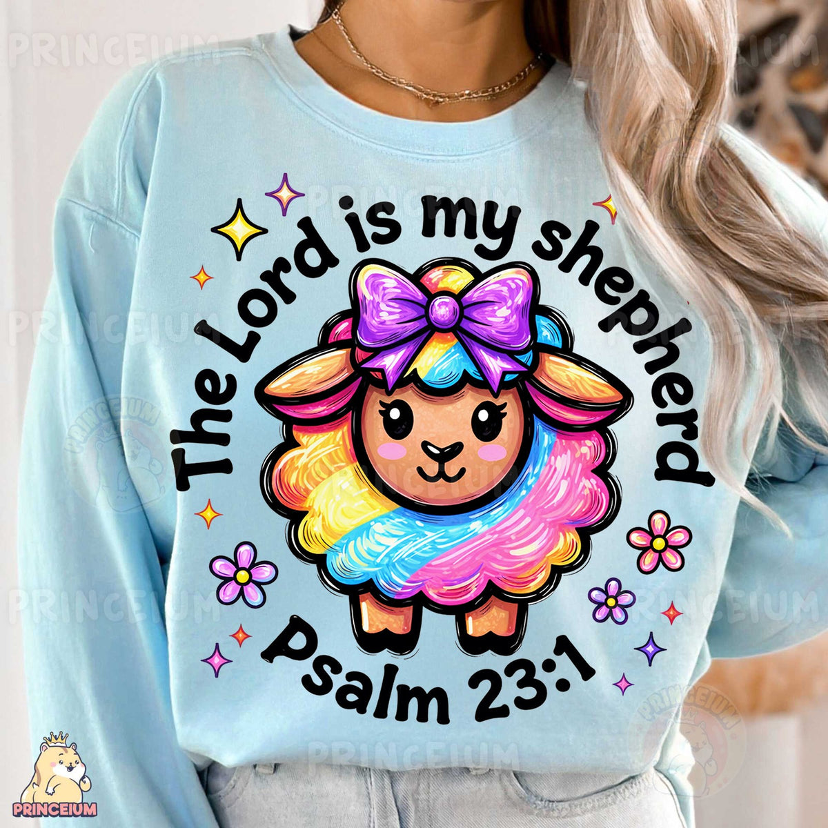 Rainbow Sheep Psalm 23:1
