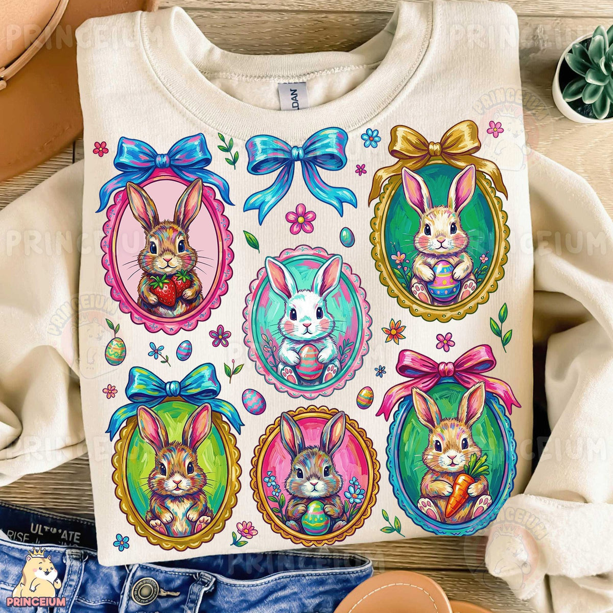 Pastel Easter Bunny Cameos