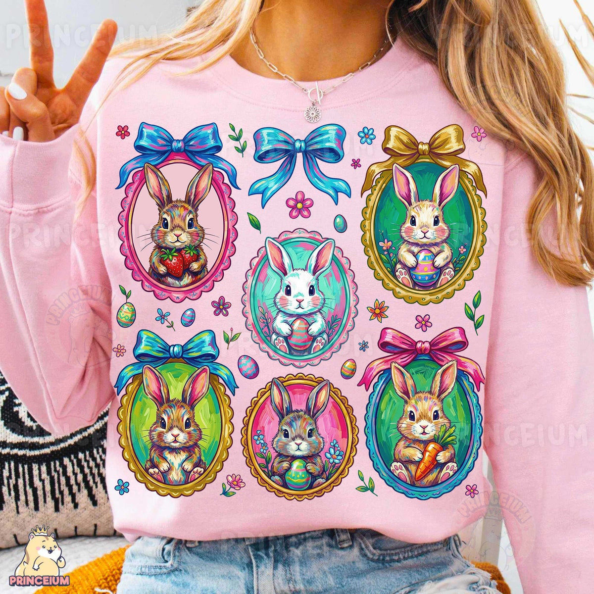 Pastel Easter Bunny Cameos