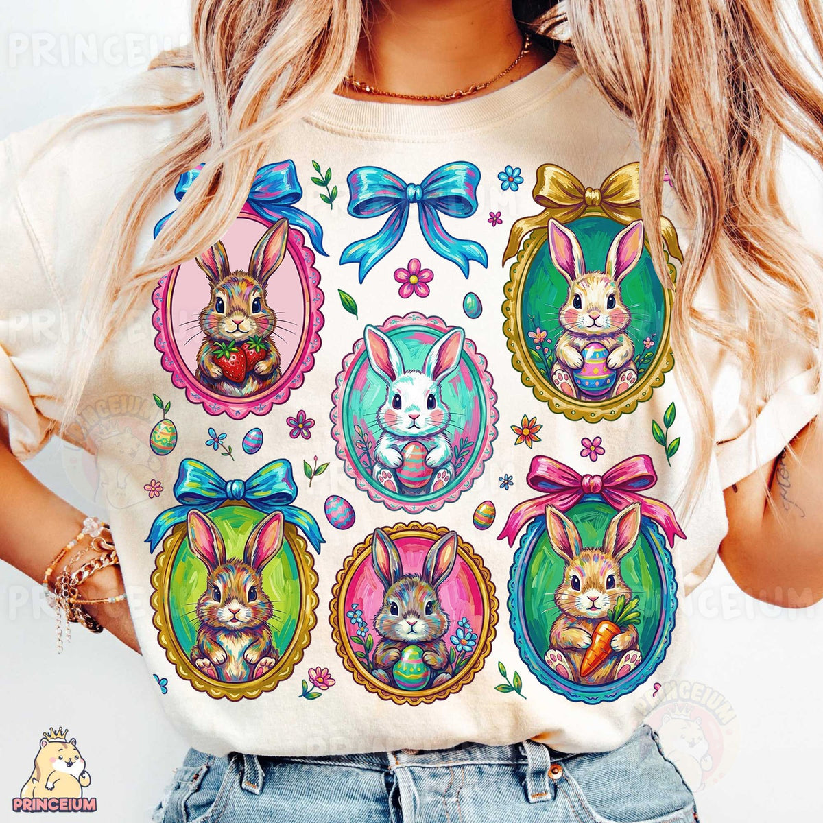 Pastel Easter Bunny Cameos