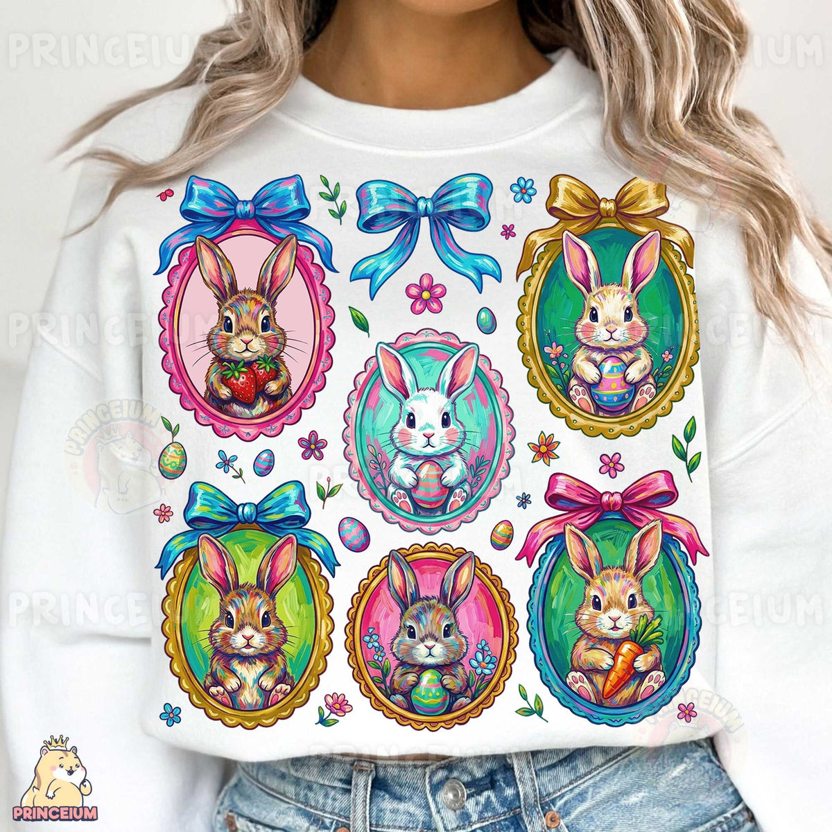 Pastel Easter Bunny Cameos