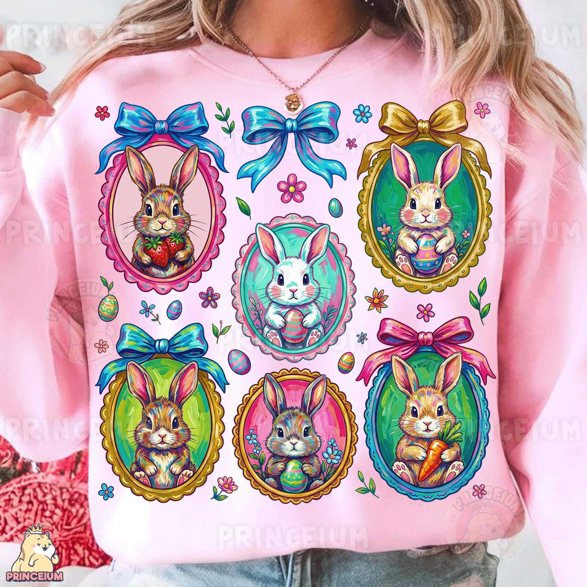 Pastel Easter Bunny Cameos