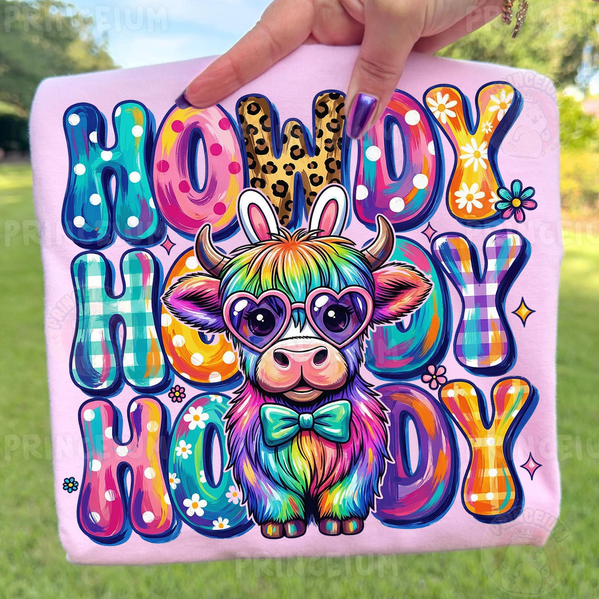 Howdy Easter Highland Cow
