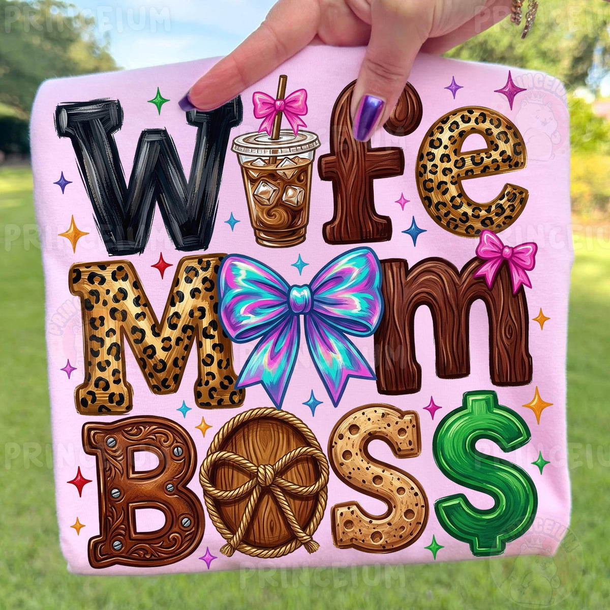 Wife Mom Boss Coffee Design