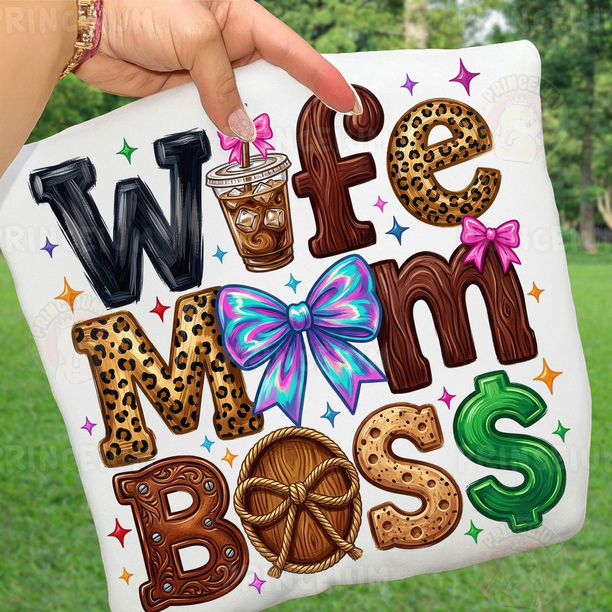 Wife Mom Boss Coffee Design